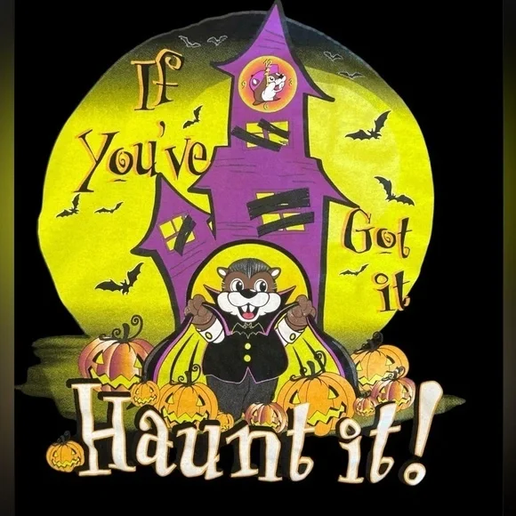 Buc-ee’s “If You’ve Got It Haunt It” Adult XL Short Sleeve Halloween T-Shirt - Picture 4 of 5